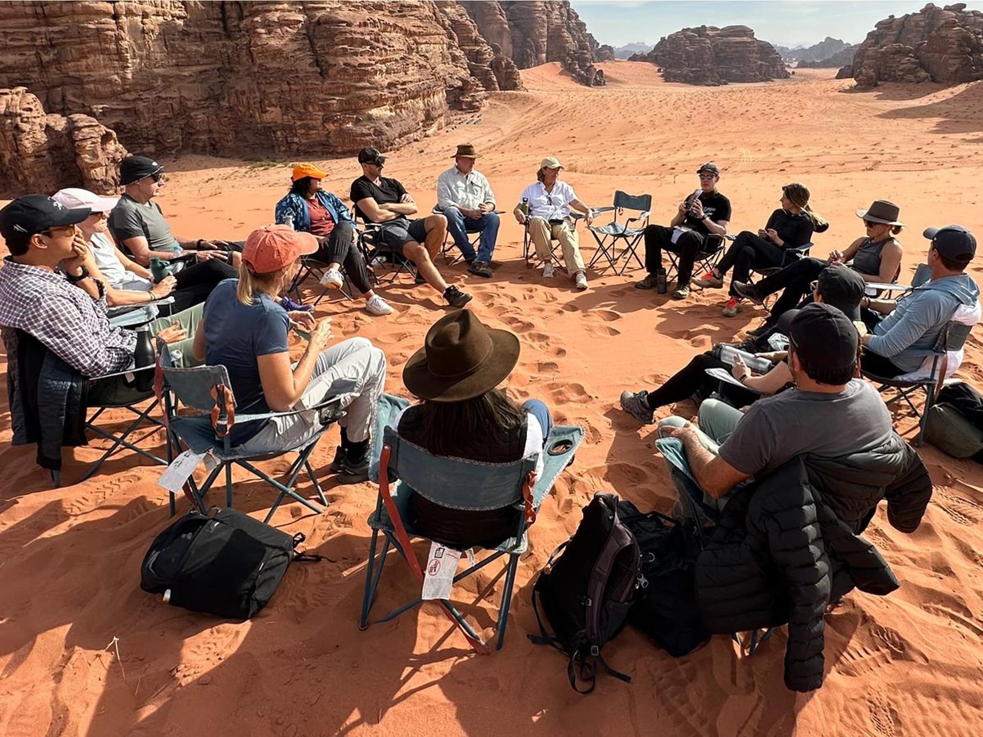 Experience workshop in the desert